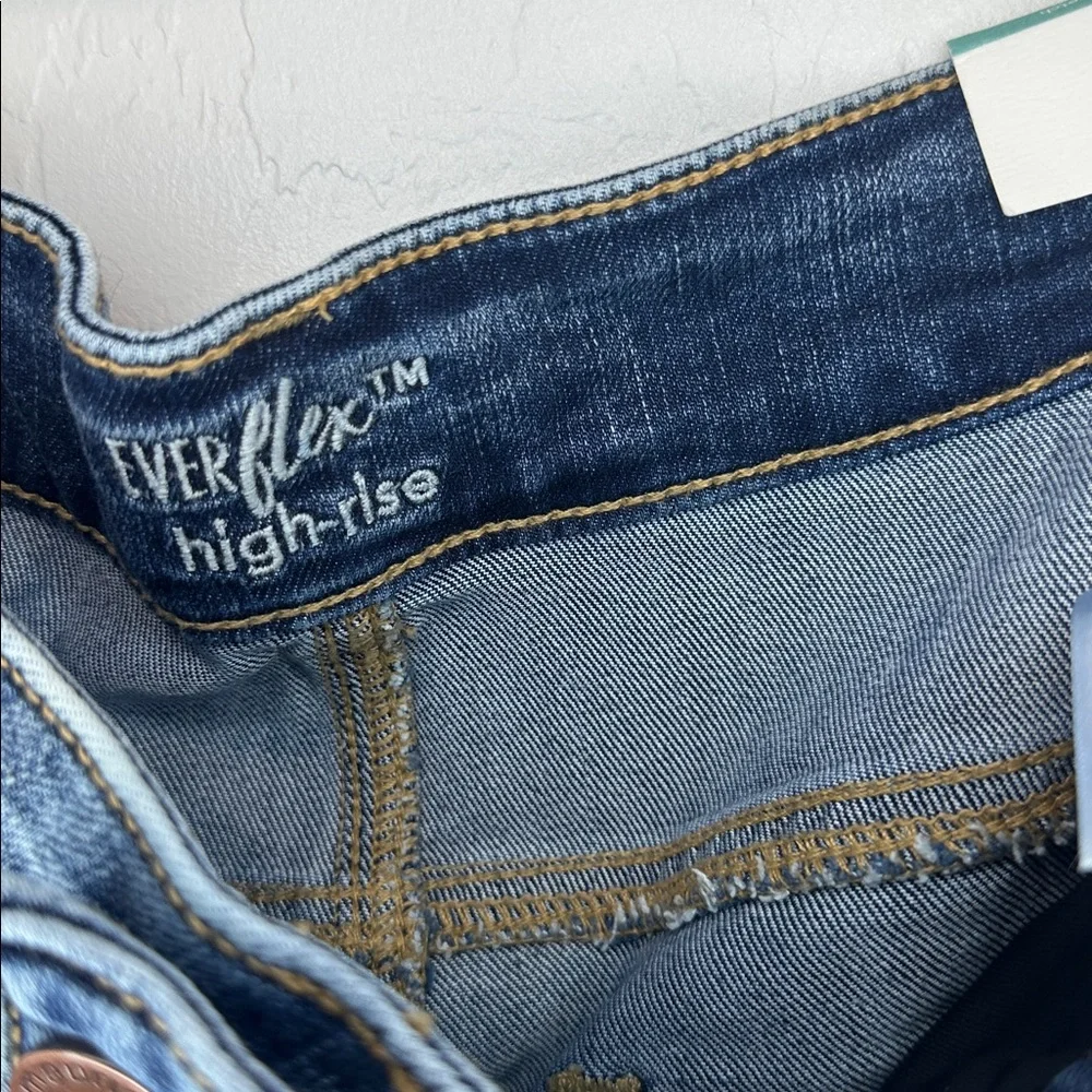 NWT Maurice’s Blue womens 16 high rise Jeans 27” ankle slim straight‎ stretch